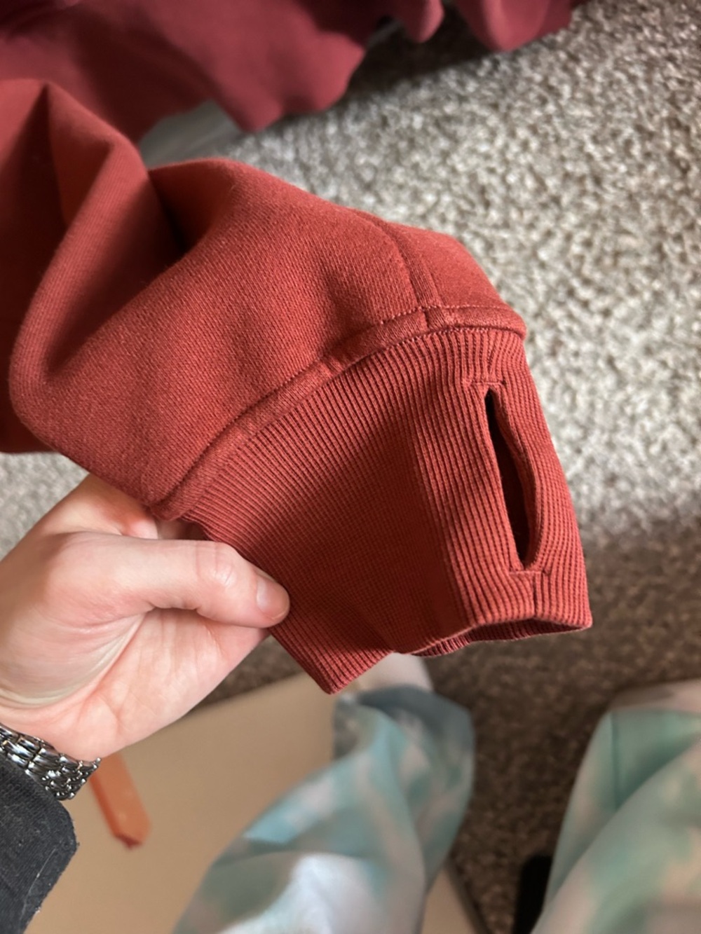 Lululemon Scuba Oversized Half Zip Hoodie M/L - Picture 8 of 10